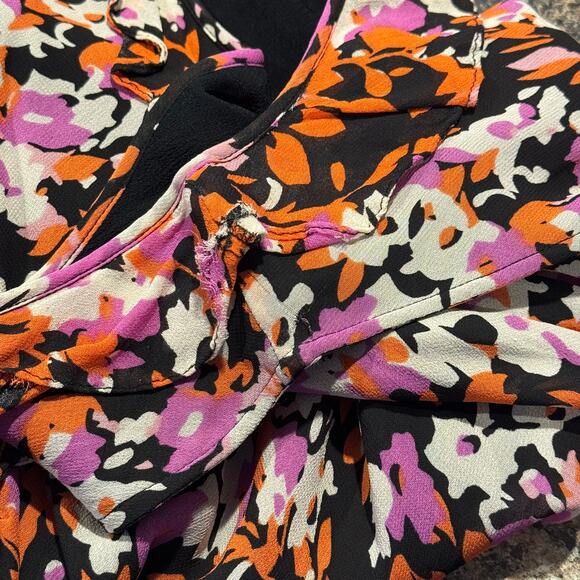 Style & Co Dress Boho Feminine Romantic Summer Retro Minimalist Floral Midi 20W - Picture 4 of 6